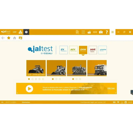 Dispositivo de lectura Jaltest para máquinas barredoras