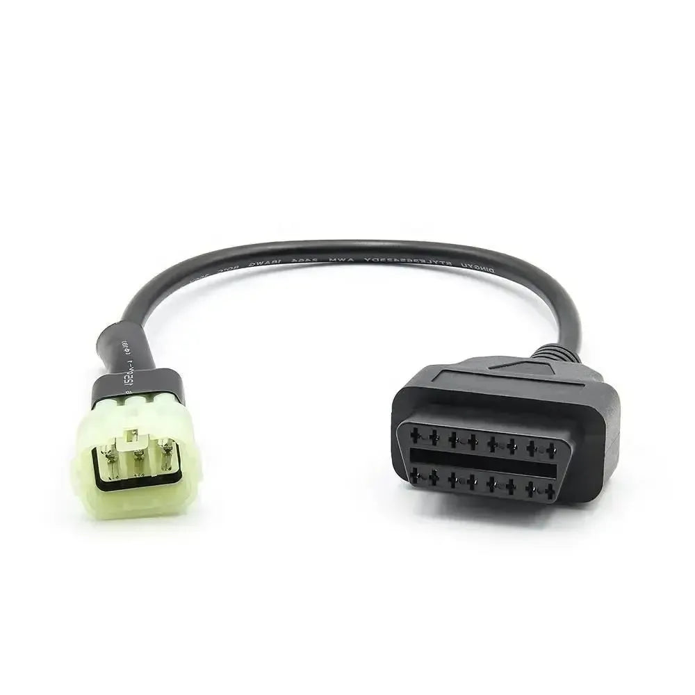 Cable adaptador KTM de 6 pines OBD1 a 16 pines OBD2 – Motocicleta
