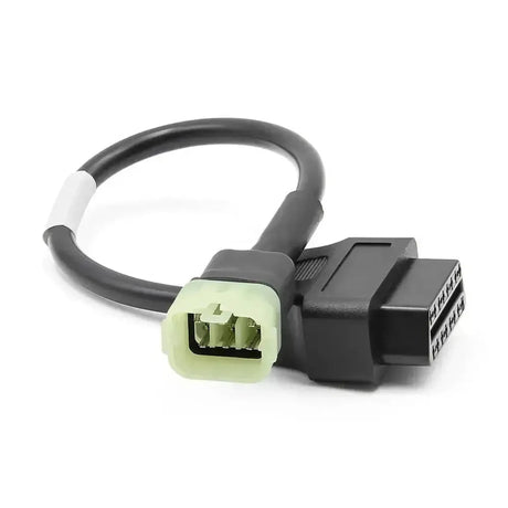 Cable adaptador OBD Kawasaki 6 pines a OBD2 16 pines | Motocicleta