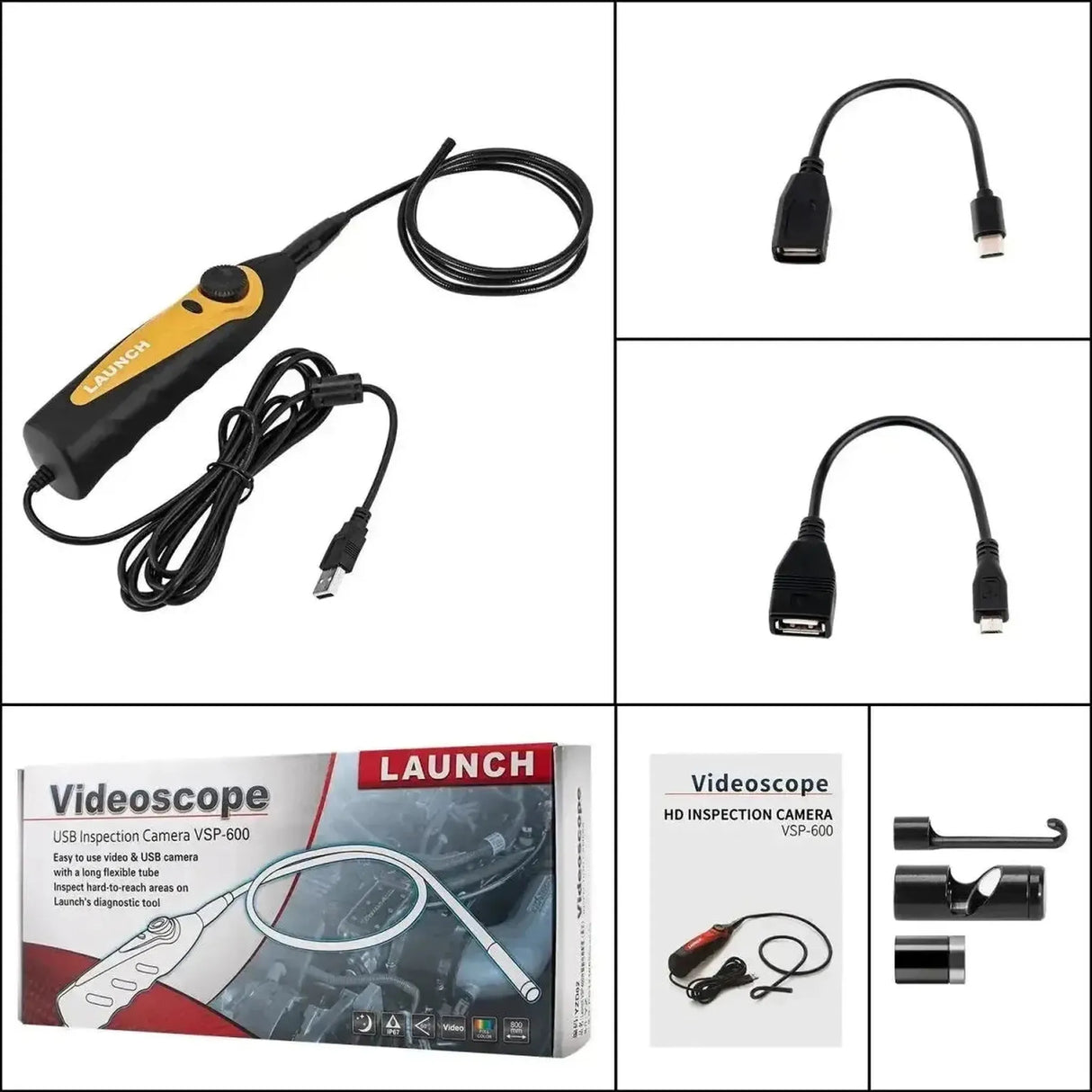 Cámara de inspección Launch VSP-600 | Sonda de 5.5 mm