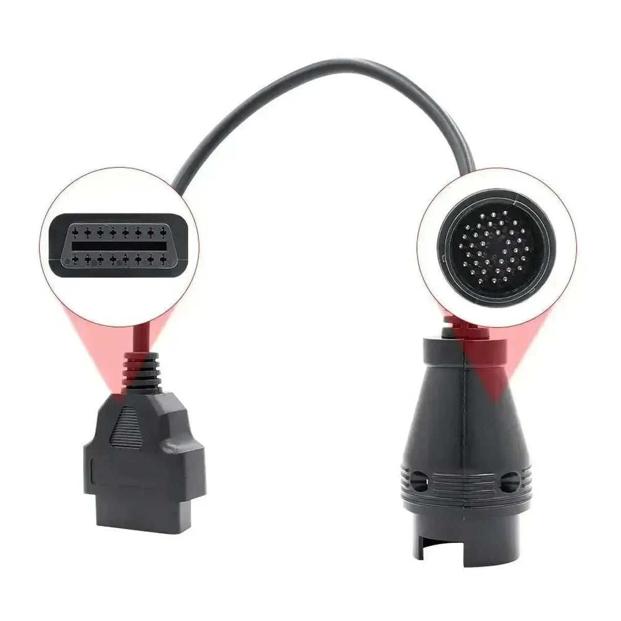 Cable adaptador Mercedes OBD1 de 38 pines a OBD2 de 16 pines | Automóvil