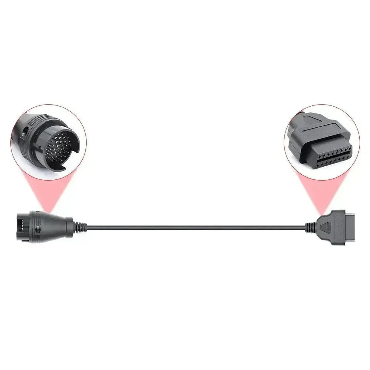 Cable adaptador Mercedes OBD1 de 38 pines a OBD2 de 16 pines | Automóvil