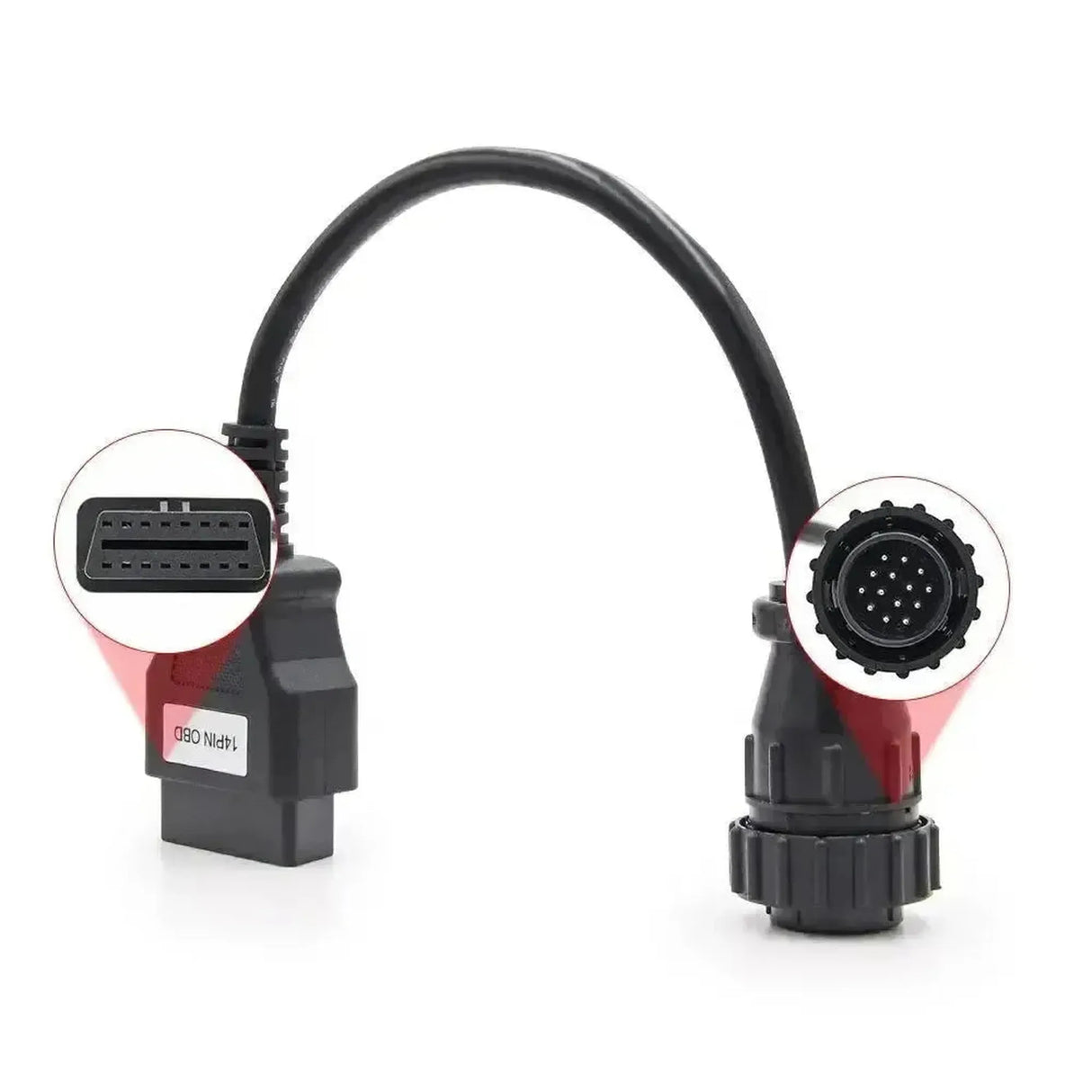 Cable adaptador OBD1 a OBD2 Mercedes (Sprinter) 14 pines – 16 pines | Furgoneta