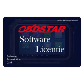 OBDSTAR ECU Master Configuratie A B C D Update-licentie