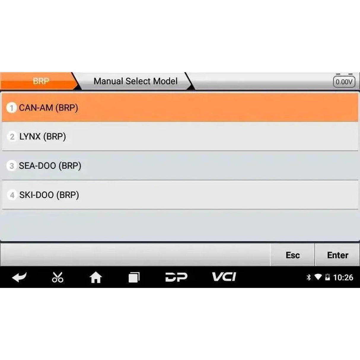 OBDSTAR IScan BRP | Lector de diagnóstico | Motocicleta/Lancha