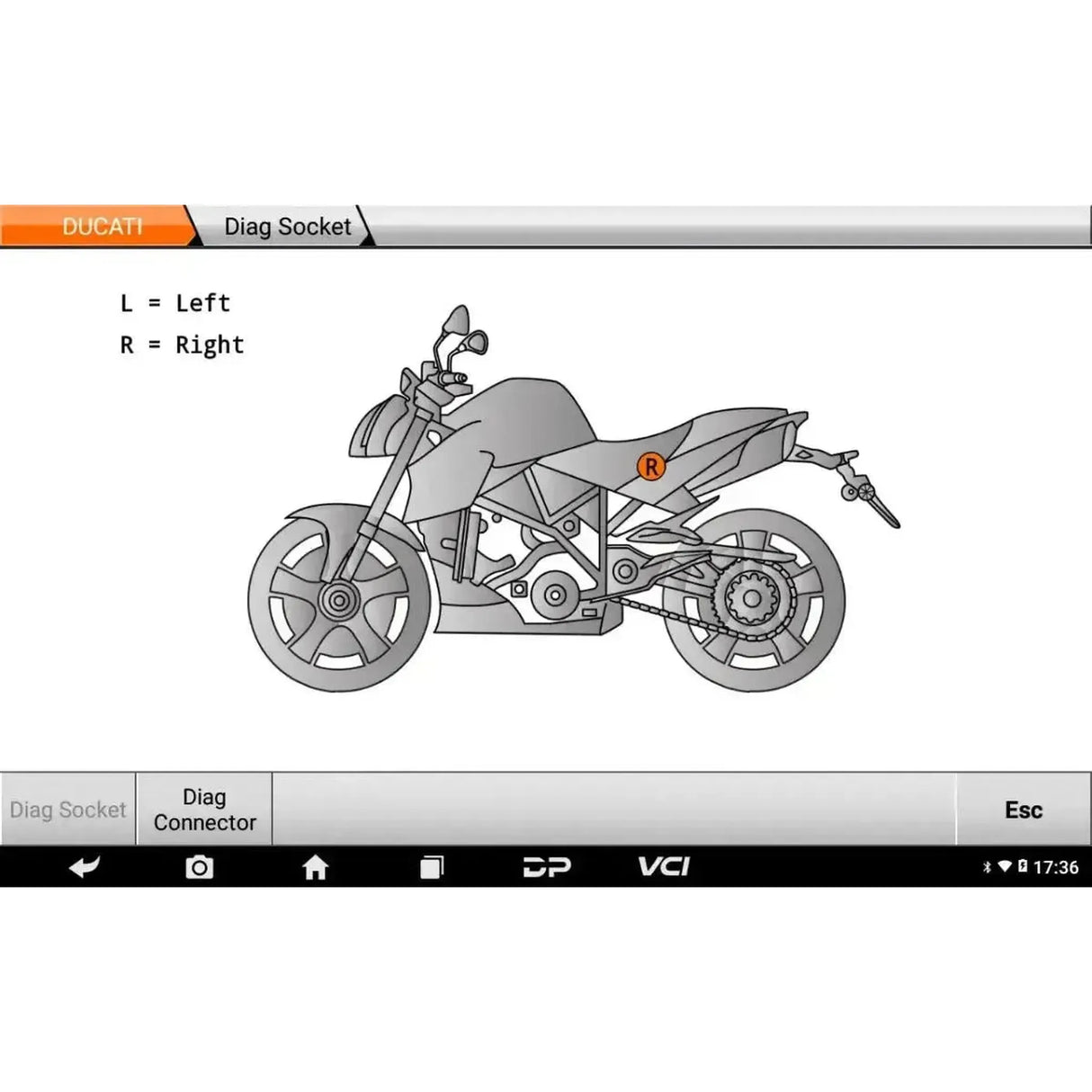 OBDSTAR IScan Ducati | Lector de diagnóstico | Motocicleta