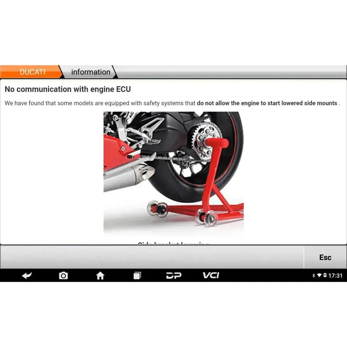 OBDSTAR IScan Ducati | Lector de diagnóstico | Motocicleta