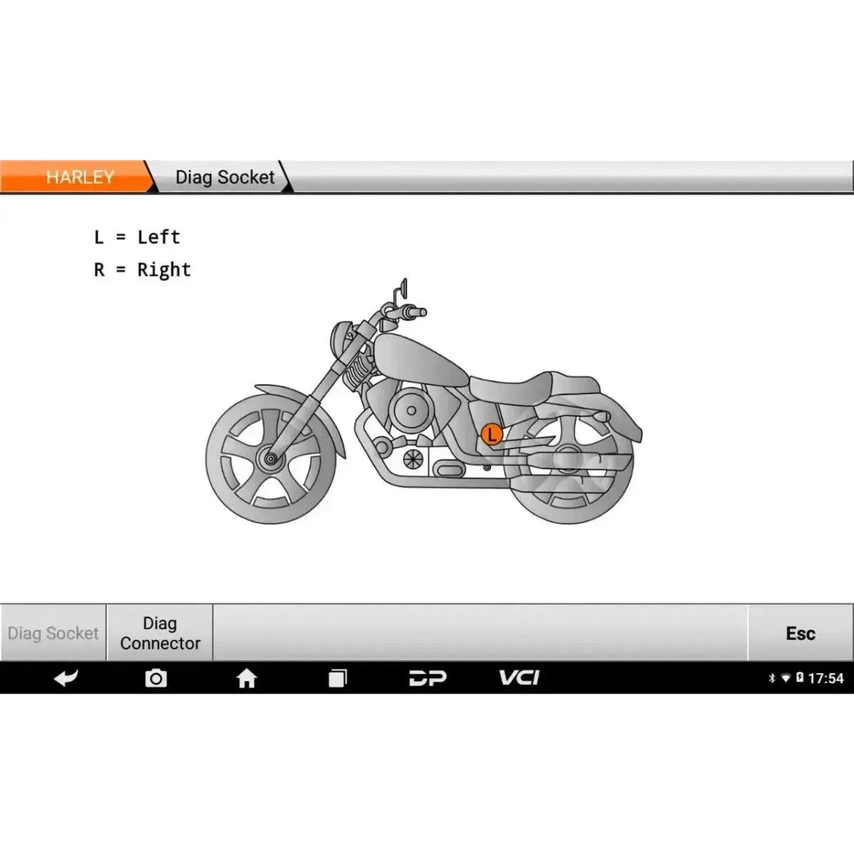OBDSTAR IScan Harley Davidson | Lector de Diagnóstico | Motocicleta