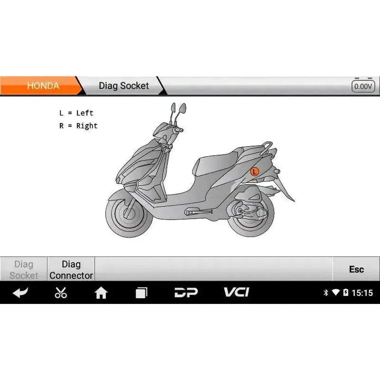 OBDSTAR IScan Japan | Lector de Diagnóstico | Ciclomotor/Motocicleta