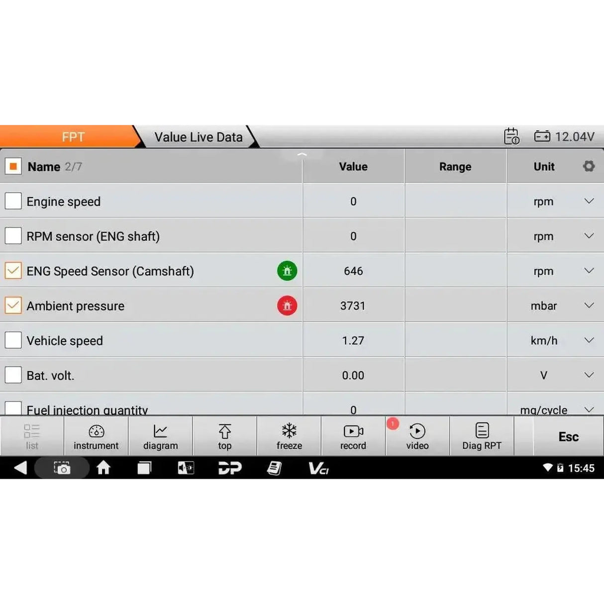 OBDSTAR IScan Pro FPT (Marine) | Lector de Diagnóstico | Lancha Motora