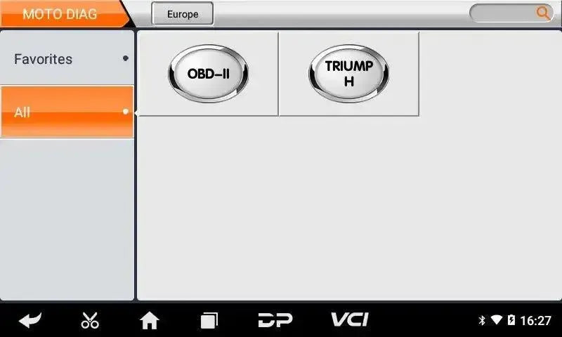 OBDSTAR IScan Triumph Motocicleta Herramienta de diagnóstico