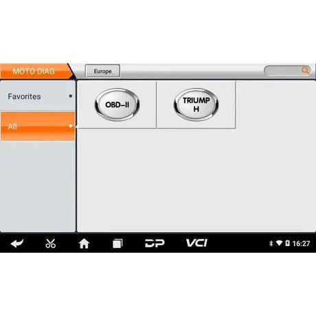 OBDSTAR IScan Triumph | Lector de Diagnóstico | Motocicleta