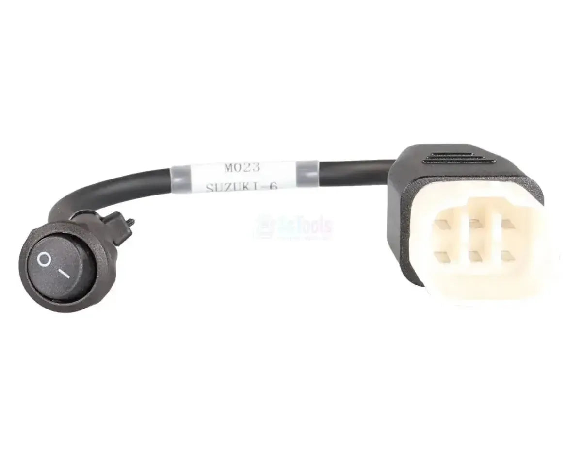 OBDSTAR (M023) | Suzuki OBD de 6 pines – Cable adaptador con interruptor de modo/concesionario | Motocicleta