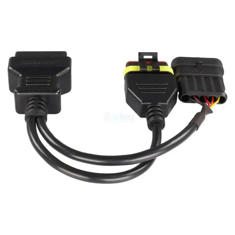 OBDSTAR (M047) | Vespa/Moto Guzzi 5+5-pins OBD – Cable adaptador OBD2 de 16-pins | Motocicleta