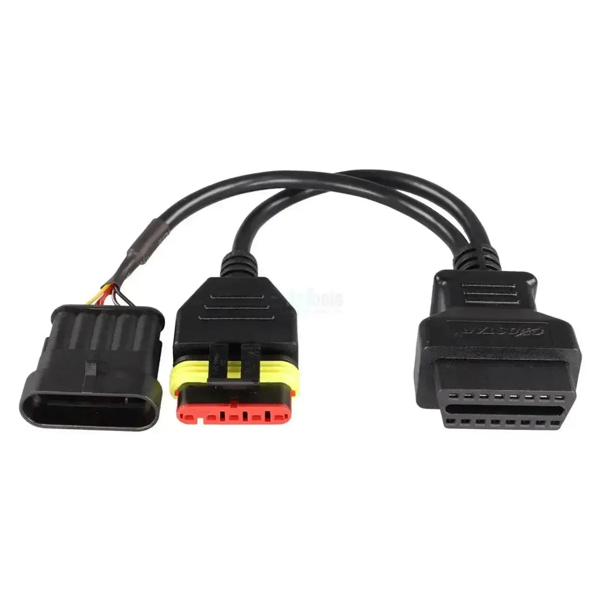 OBDSTAR (M047) | Vespa/Moto Guzzi 5+5-pins OBD – Cable adaptador OBD2 de 16-pins | Motocicleta