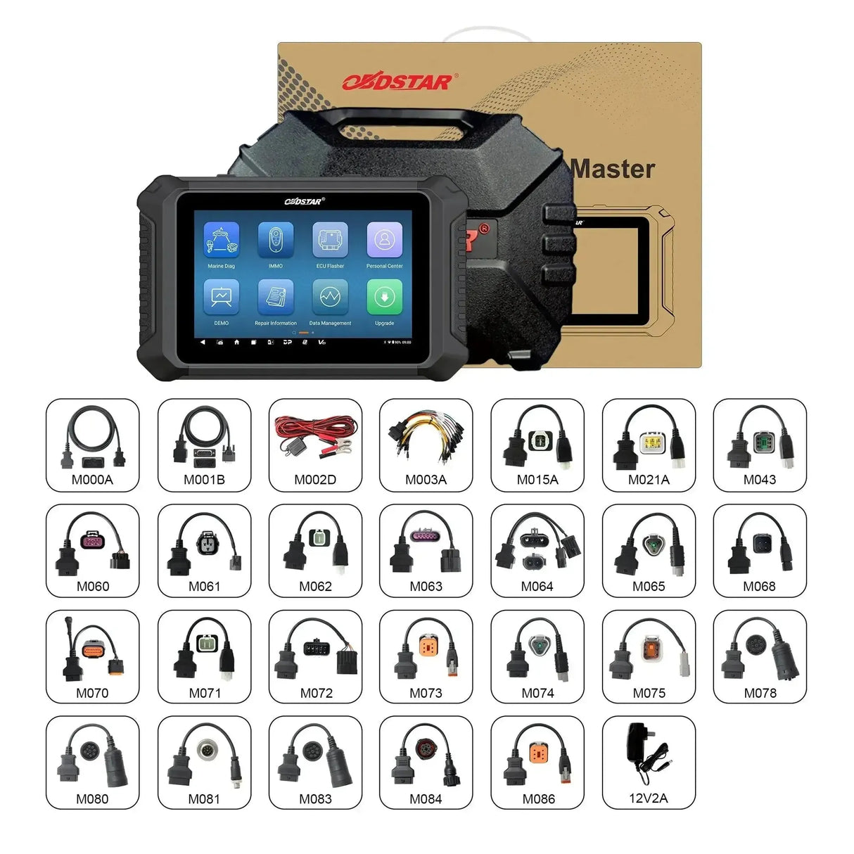 OBDSTAR Marine Master (A+B+C+D) | Lector de diagnóstico | Lancha motora
