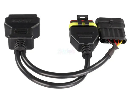 OBDSTAR (M047) | Vespa 5+5 pines OBD – 16 pines OBD2 Cable adaptador | Motocicleta