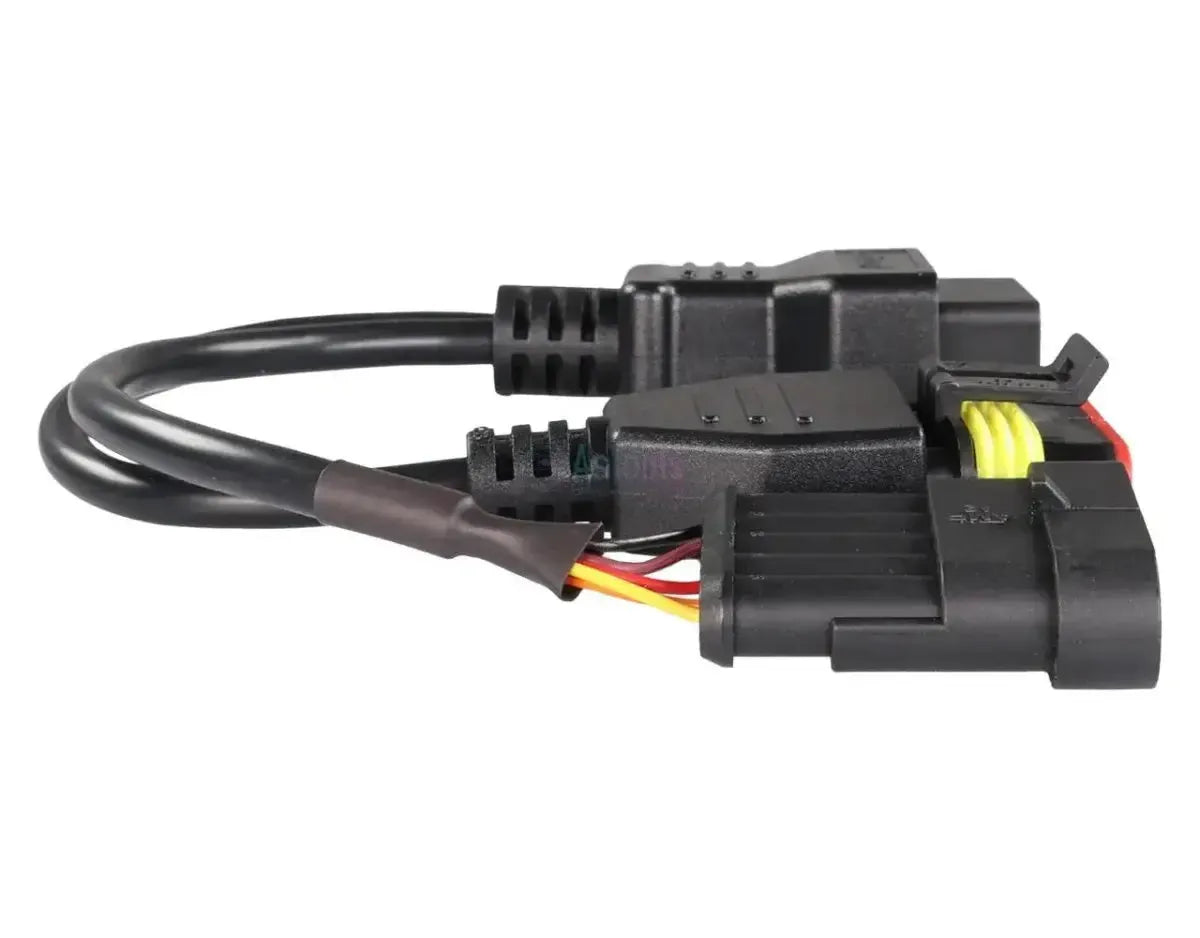 OBDSTAR (M047) | Vespa 5+5 pines OBD – 16 pines OBD2 Cable adaptador | Motocicleta