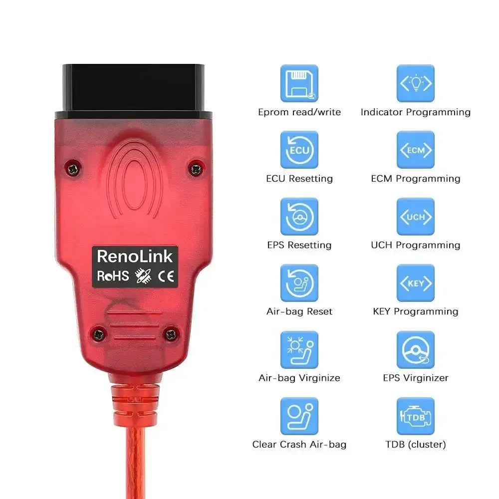 RenoLink OBD2 - cable de interfaz USB