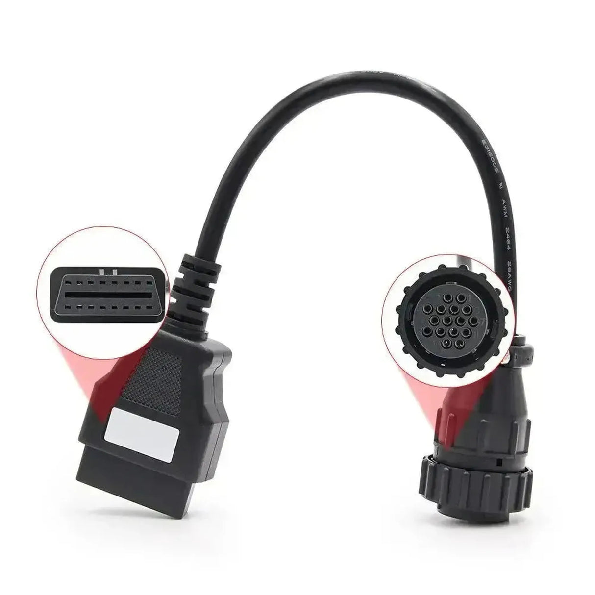 Cable adaptador OBD1 a OBD2 de 16 pines para Scania | Camión
