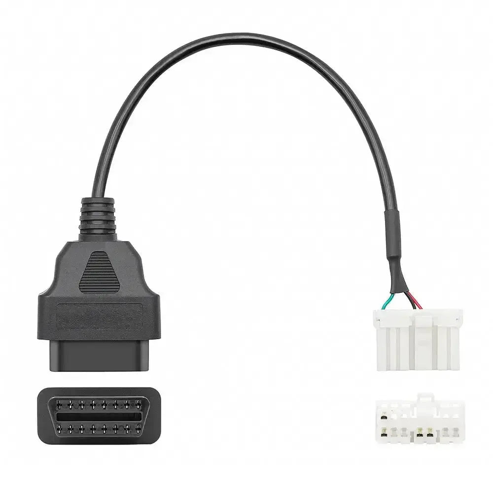 Cable adaptador Tesla de 12 pines a 16 pines OBD2 – Coche de pasajeros