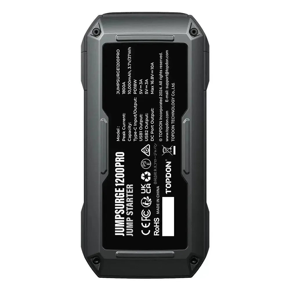 Topdon JumpSurge JS1200 Pro | Arrancador de batería