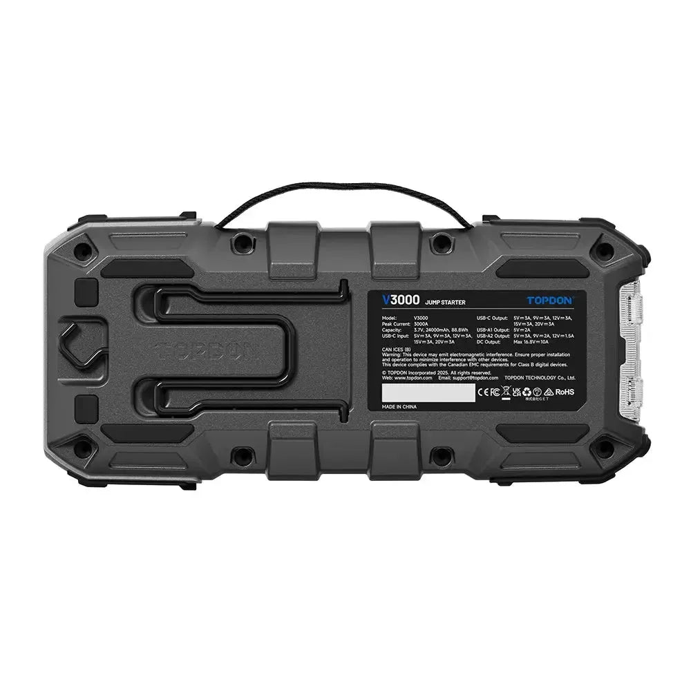 Topdon V3000 | Arrancador de batería