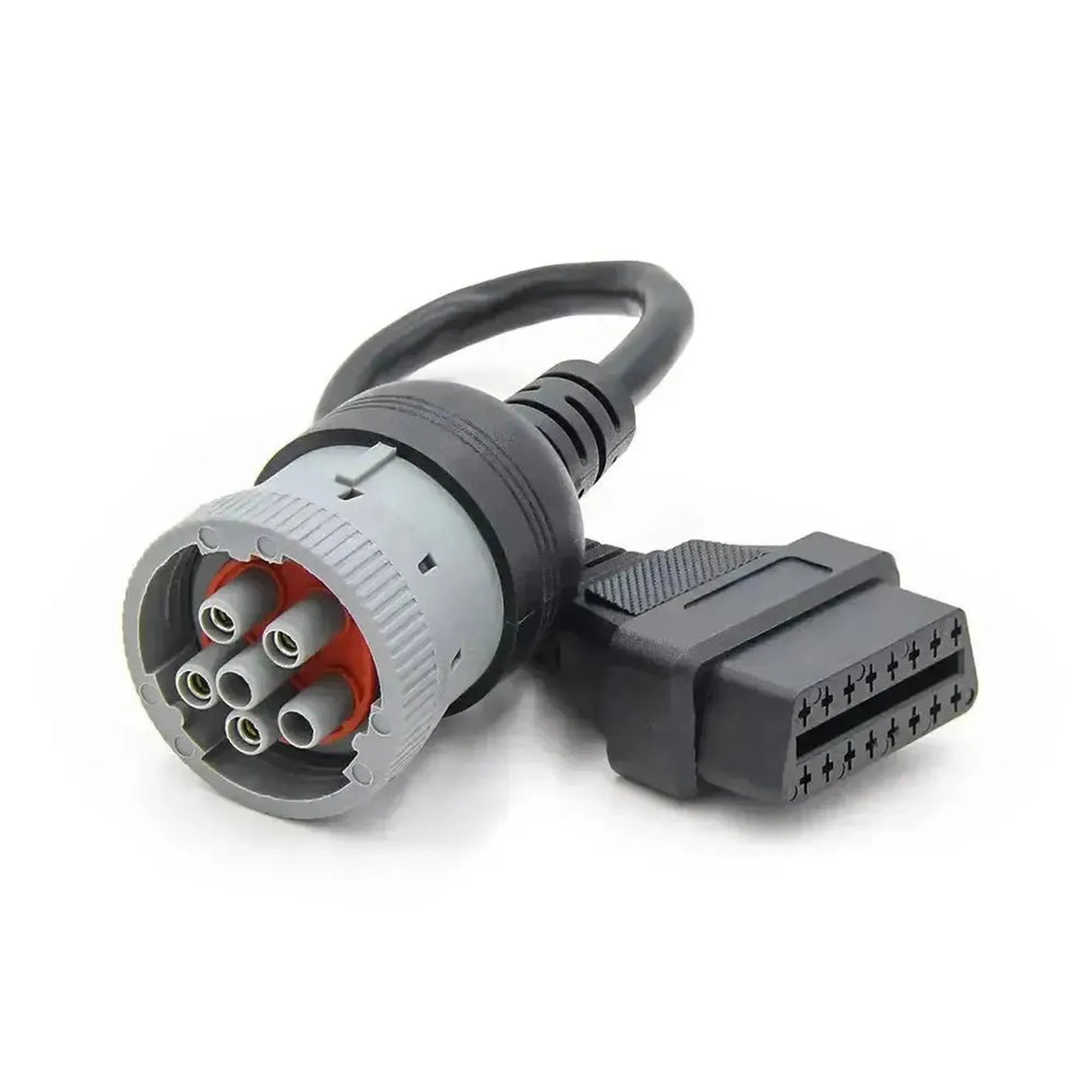Cable adaptador universal de 6 pines J1708 a 16 pines OBD2 | Vehículos comerciales e industriales