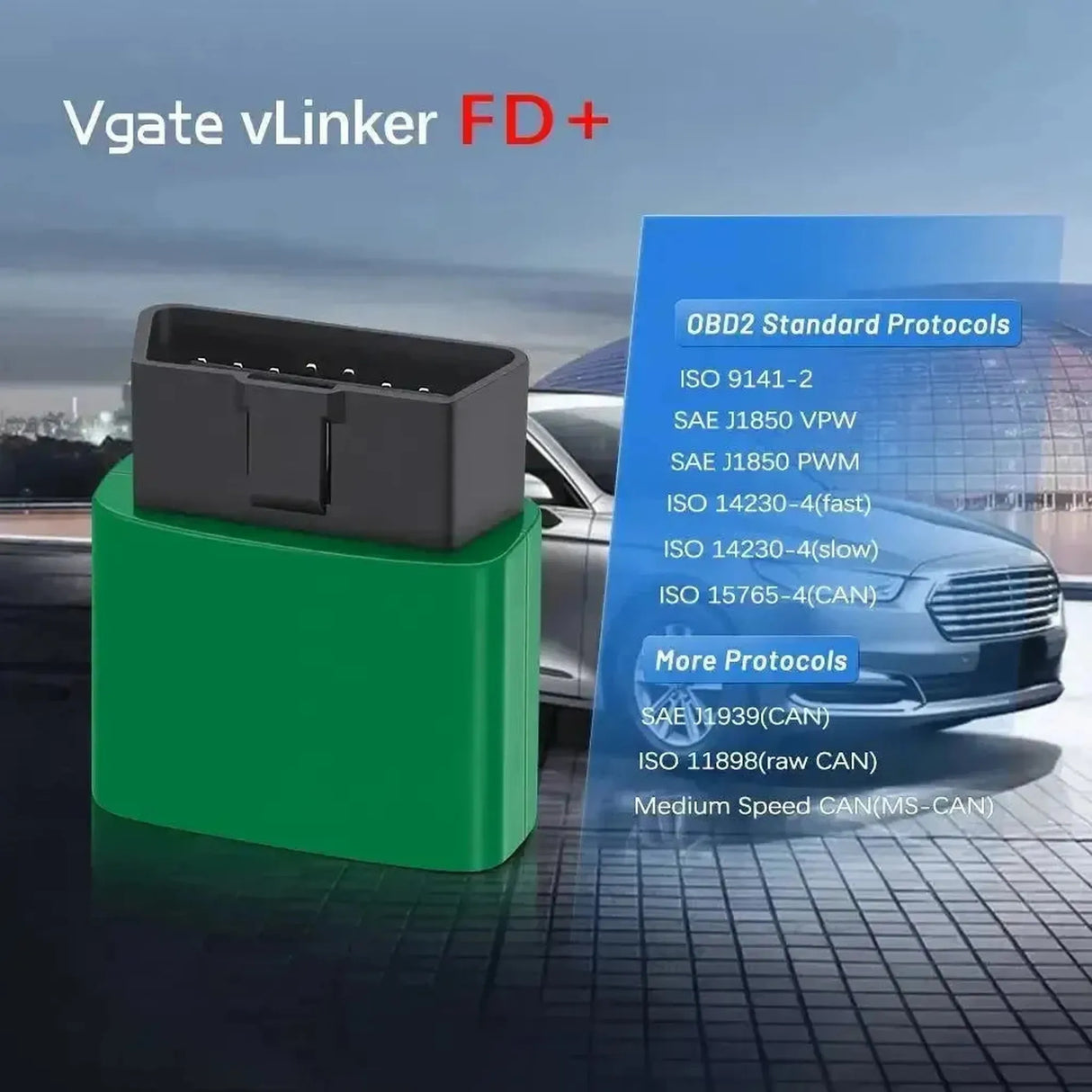 Vgate vLinker FD+ | Interfaz ELM327 (Bluetooth 4.0)