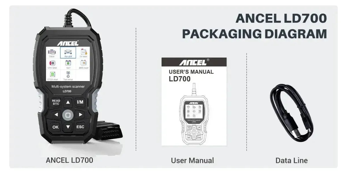 Ancel LD700 Coche Herramienta de diagnóstico