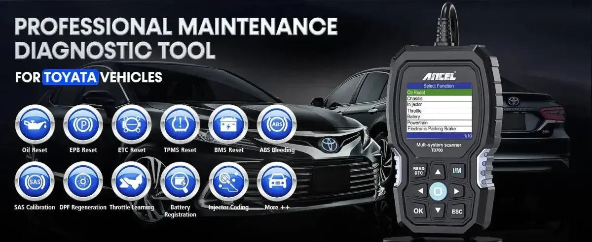 Ancel TD700 Coche Herramienta de diagnóstico