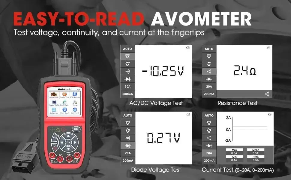 Autel AutoLink AL539B Lector de códigos de error/Multímetro