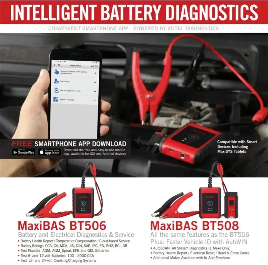 Autel MaxiBas BT506 | Probador de baterías