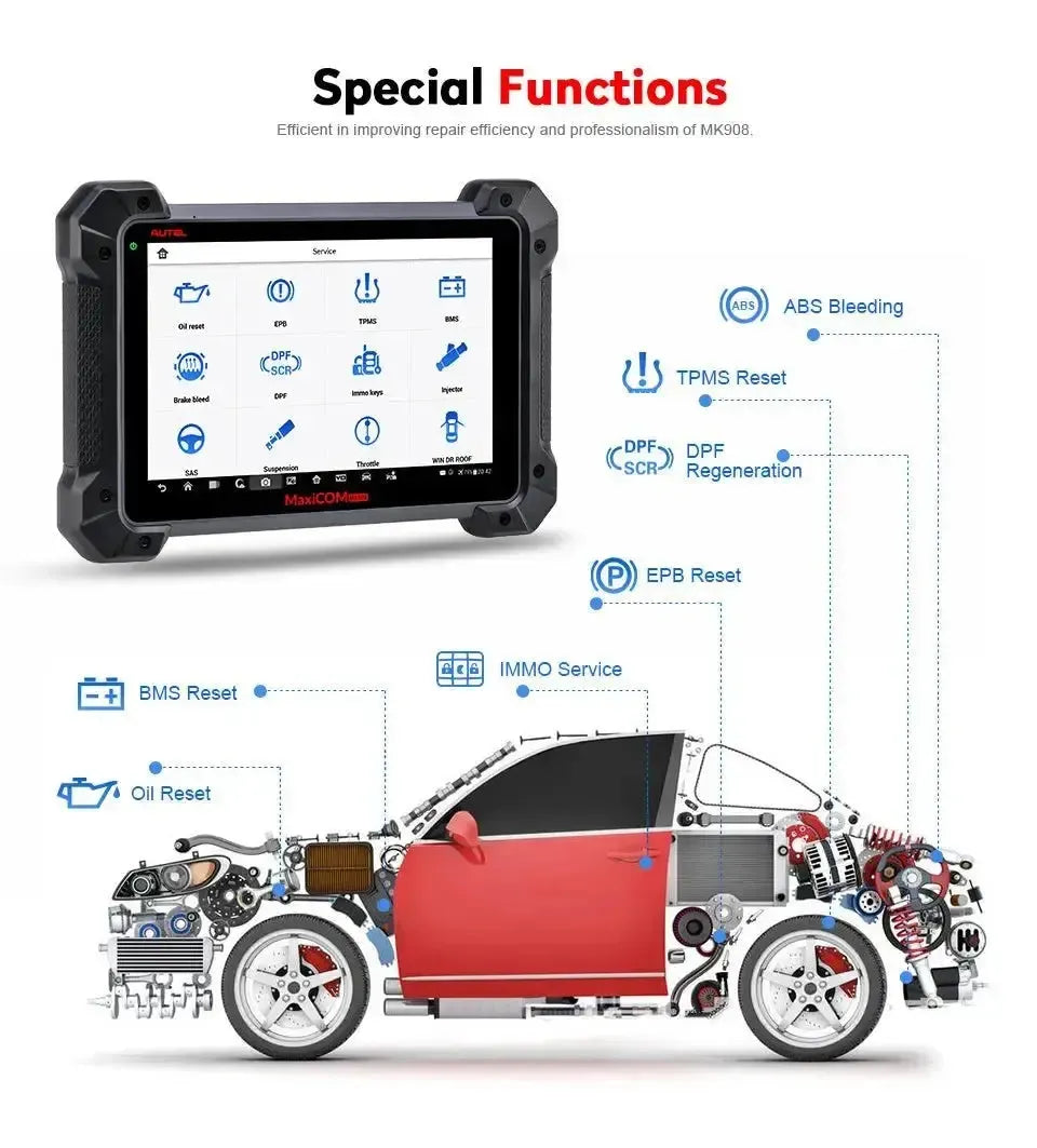 Autel MaxiCom MK908 Coche Herramienta de diagnóstico