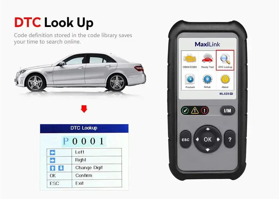 Autel MaxiLink ML529HD Coche/Camión Lector de códigos de error