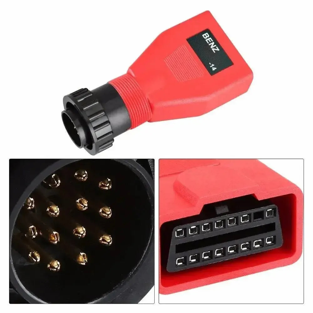 Adaptador Autel Mercedes (Sprinter) 14 Pines OBD1 - 16 Pines OBD2 Furgoneta de reparto