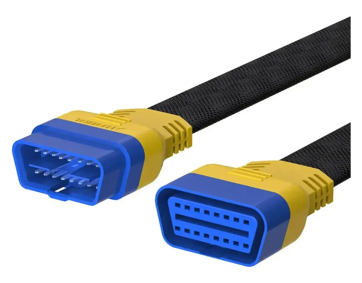 Autool (MOC263) | Cable de extensión de nylon OBD2 de 16 pines (20 cm) | Interfaz