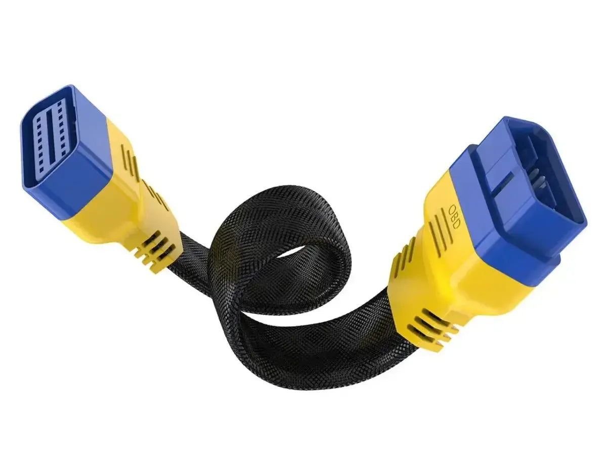 Autool (MOC263) | Cable de extensión de nylon OBD2 de 16 pines (20 cm) | Interfaz