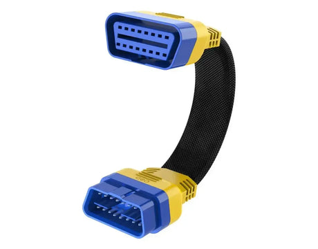 Autool (MOC266) | Cable de extensión de nailon OBD2 de 16 pines (30 cm) | Interfaz