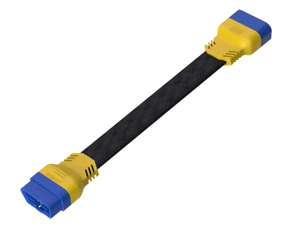 Autool (MOC266) | Cable de extensión de nailon OBD2 de 16 pines (30 cm) | Interfaz