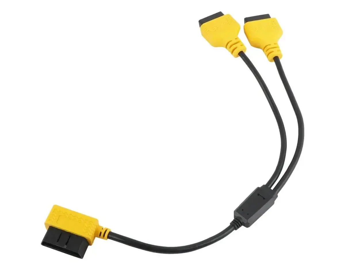 Autool 16 Pines OBD2 Cable Divisor Extensor 2 Piezas 50 cm