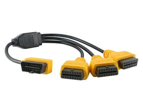 Autool 16 Pines OBD2 Cable Divisor de Extensión 3 Piezas 50 cm