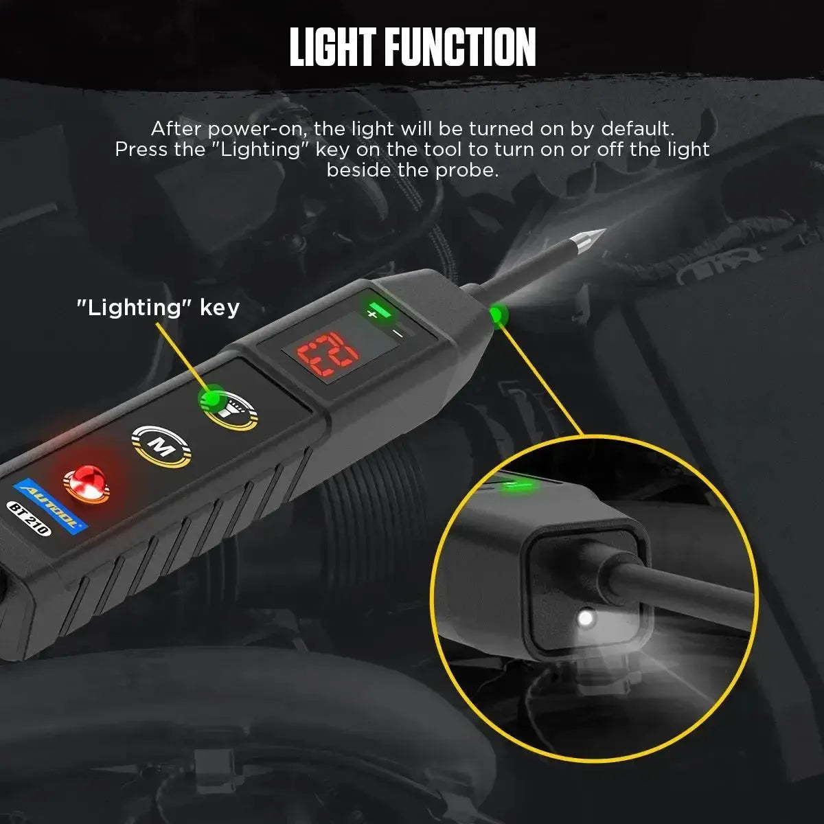 Probador de circuitos Autool BT210