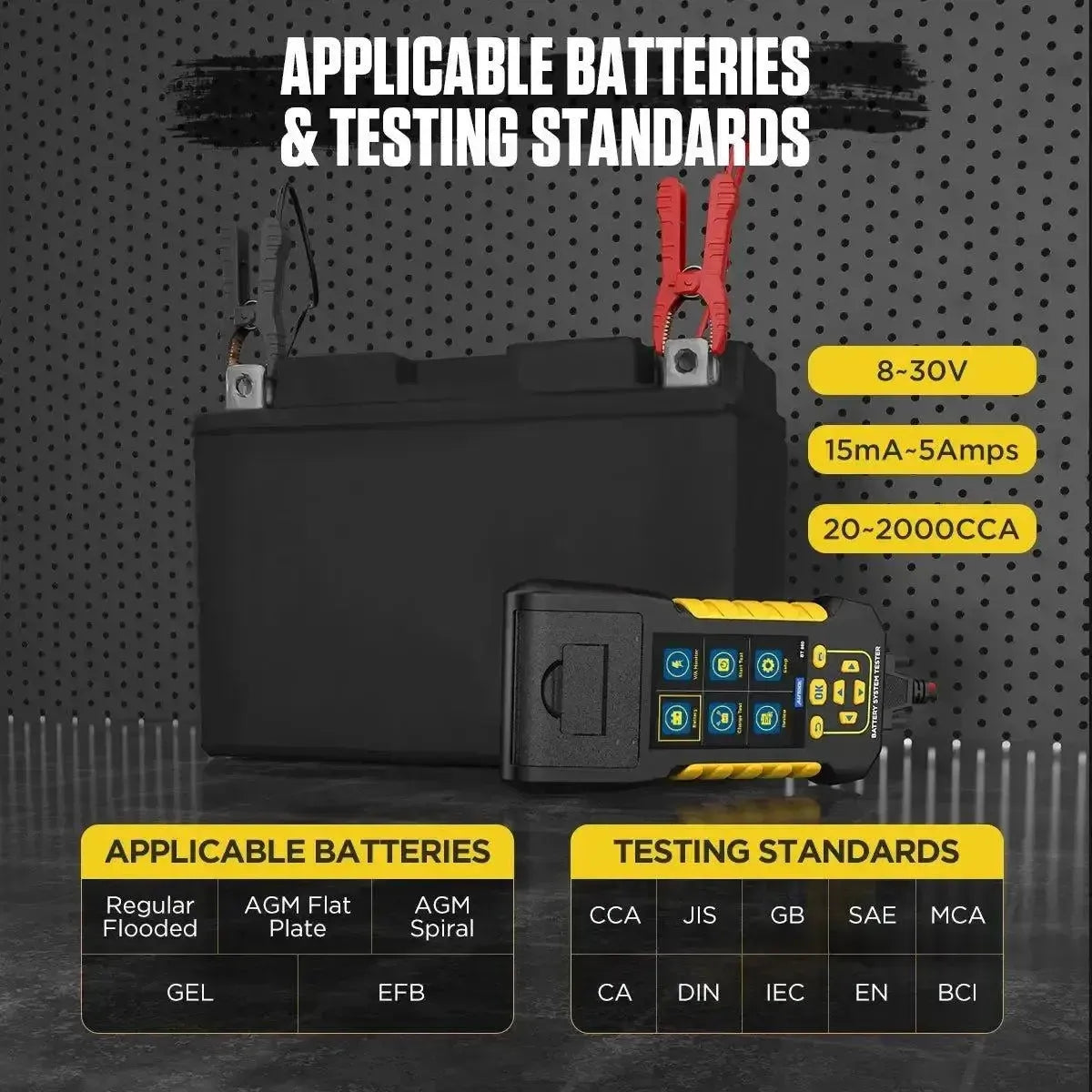Autool BT880 | Probador de baterías