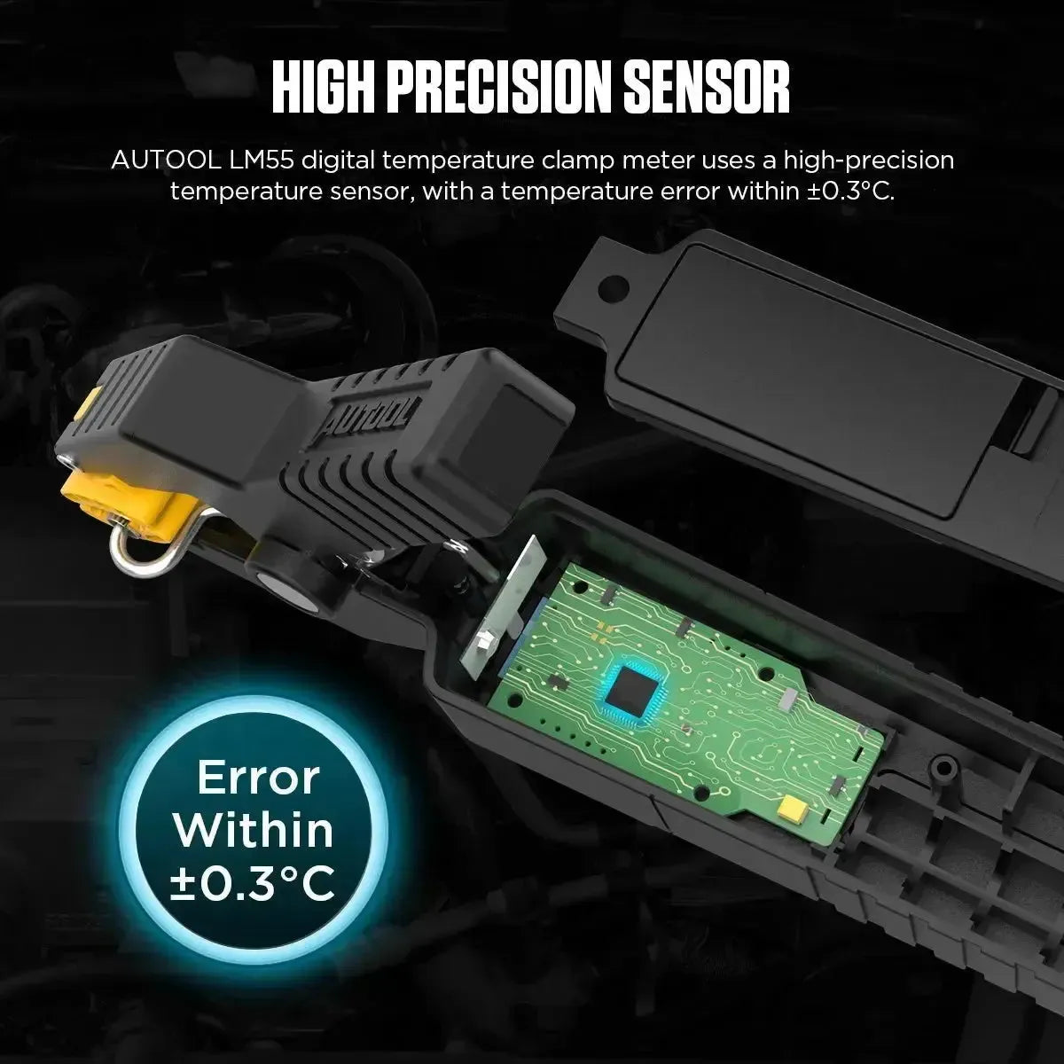 Autool LM55 | Pinza de temperatura HVAC | Accesorios