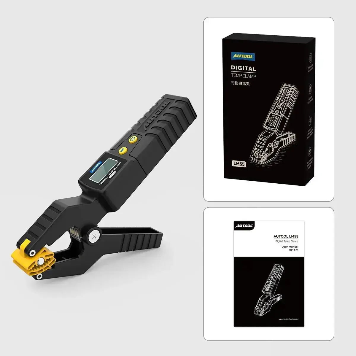 Autool LM55 | Pinza de temperatura HVAC | Accesorios