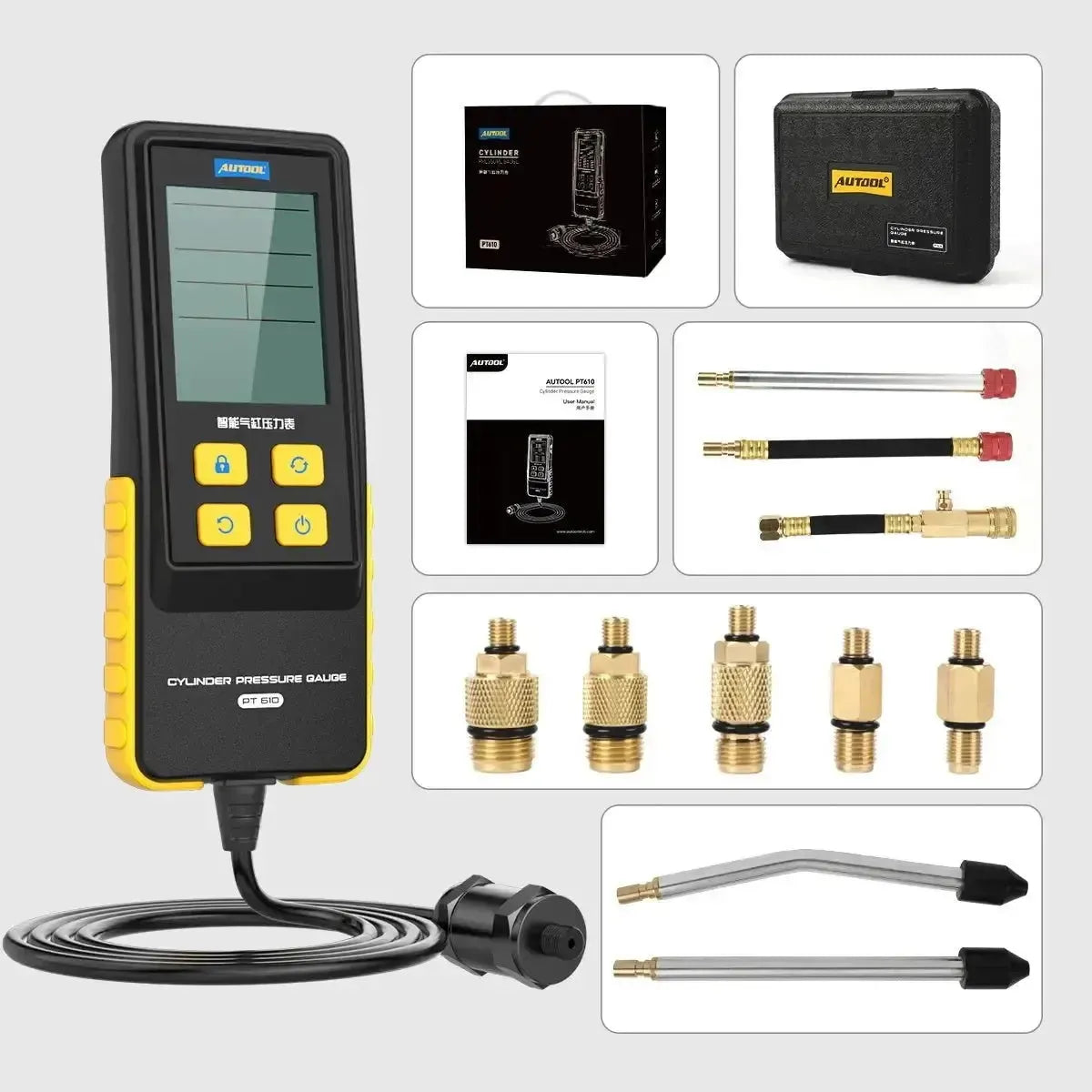 Compresímetro Autool PT610