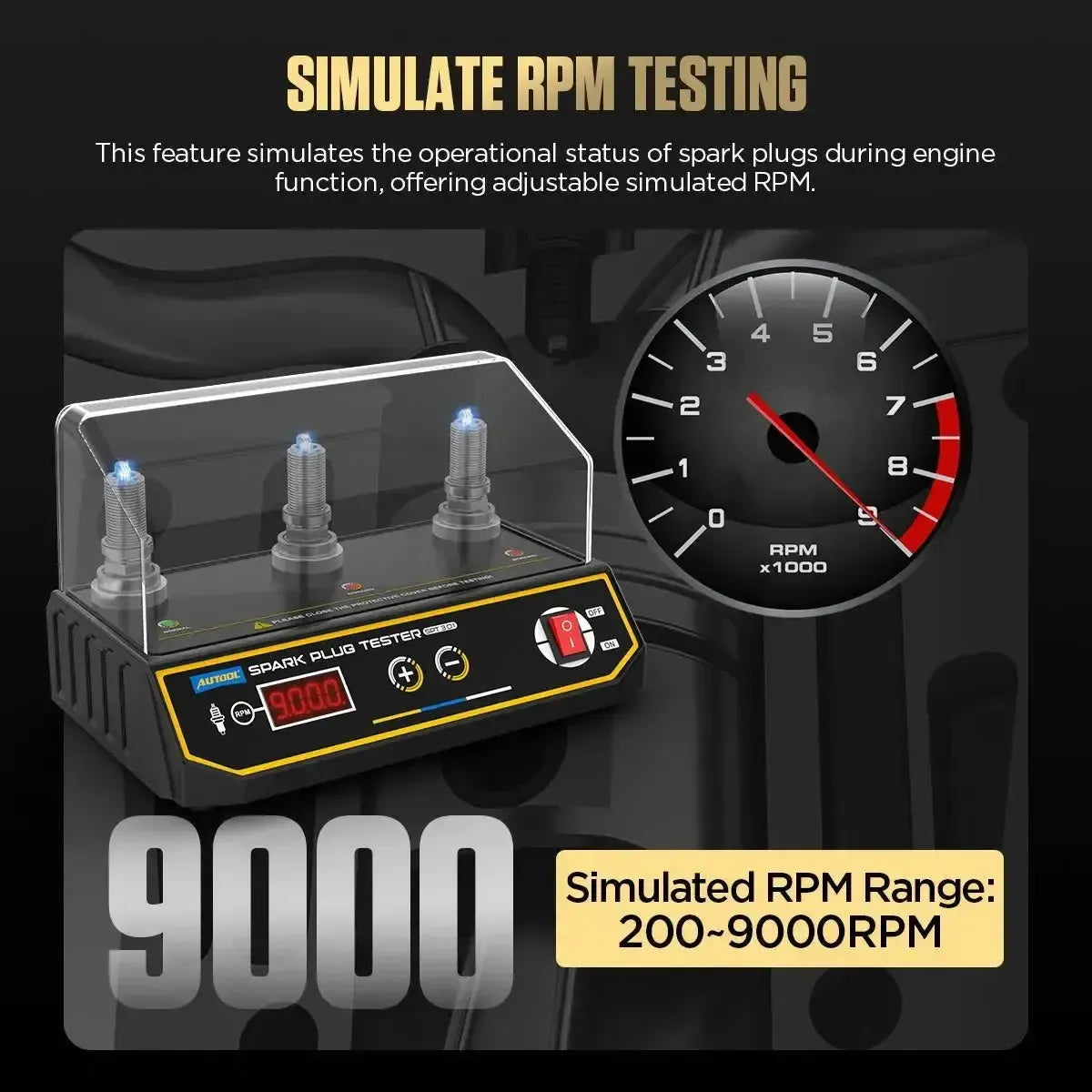 Autool SPT301 Probador de bujías