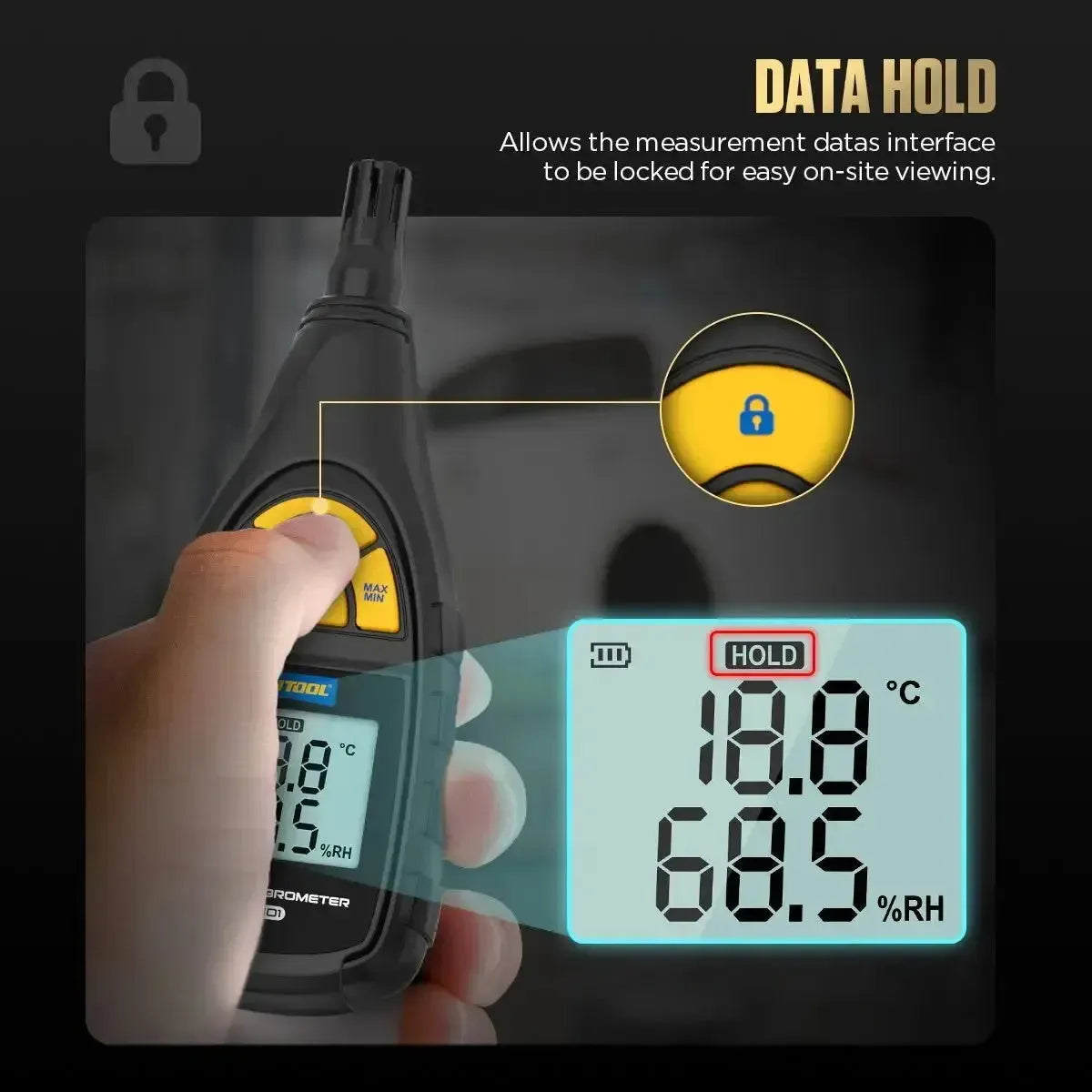 Autool TM101 Termo-Higrómetro