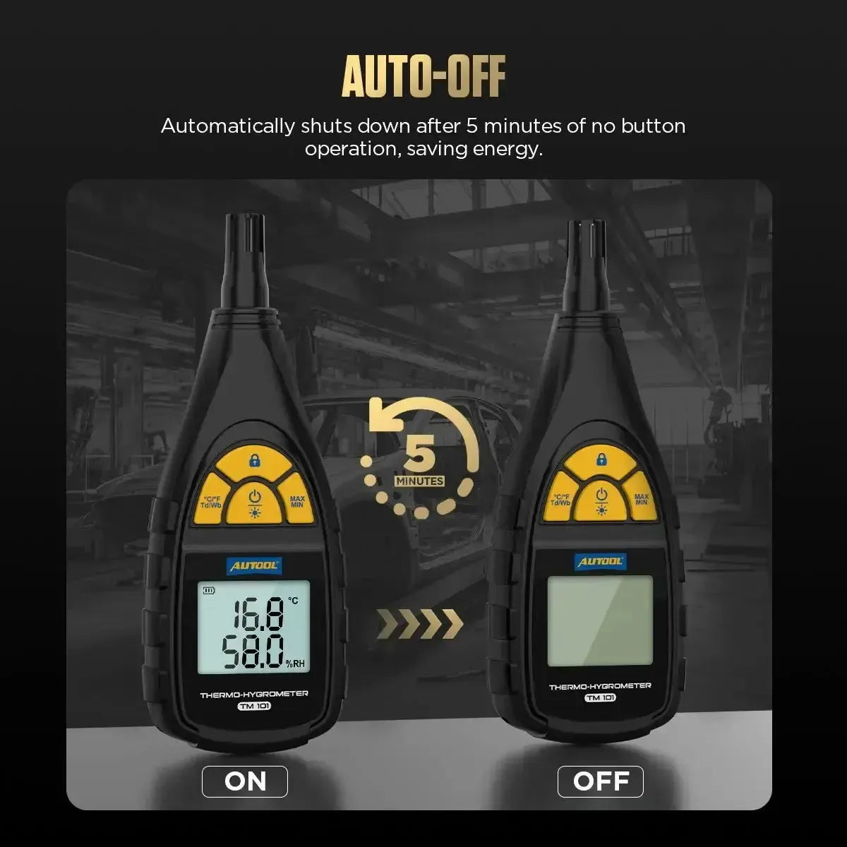 Autool TM101 Termo-Higrómetro